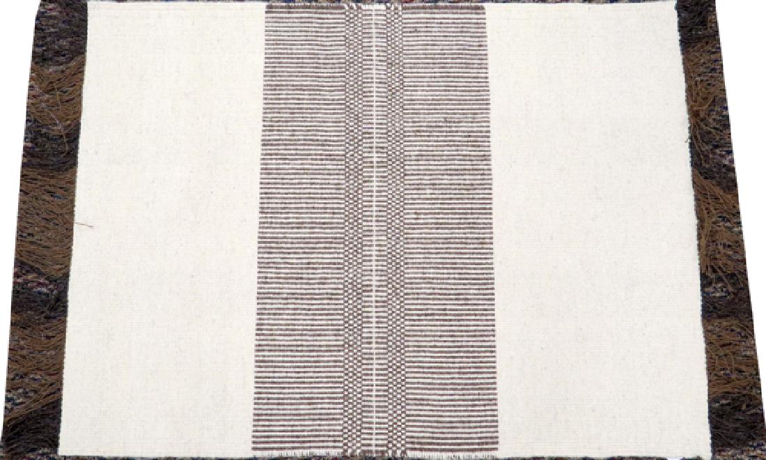HAND WOVEN WOOL RUG, W 2' 6", L 3' 5" (1 of 3)