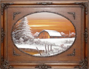 Everett Woodson Signed Oil Painting On Canvas Dec 02 2017