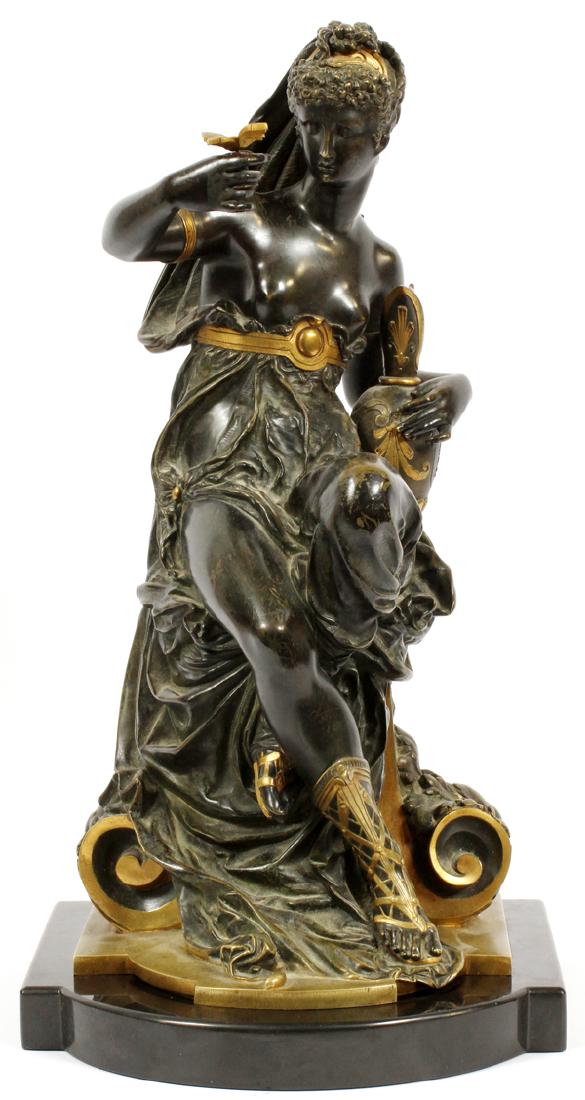 FRENCH BRONZE SCULPTURE BY RICHARD S.P.T.  1900 (1 of 6)