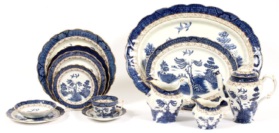 BOOTH'S REAL OLD WILLOW DINNER SERVICE 67PCS. (1 of 3)