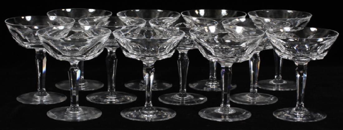 WATERFORD 'SHEILA' CRYSTAL CHAMPAGNE COUPES (1 of 2)