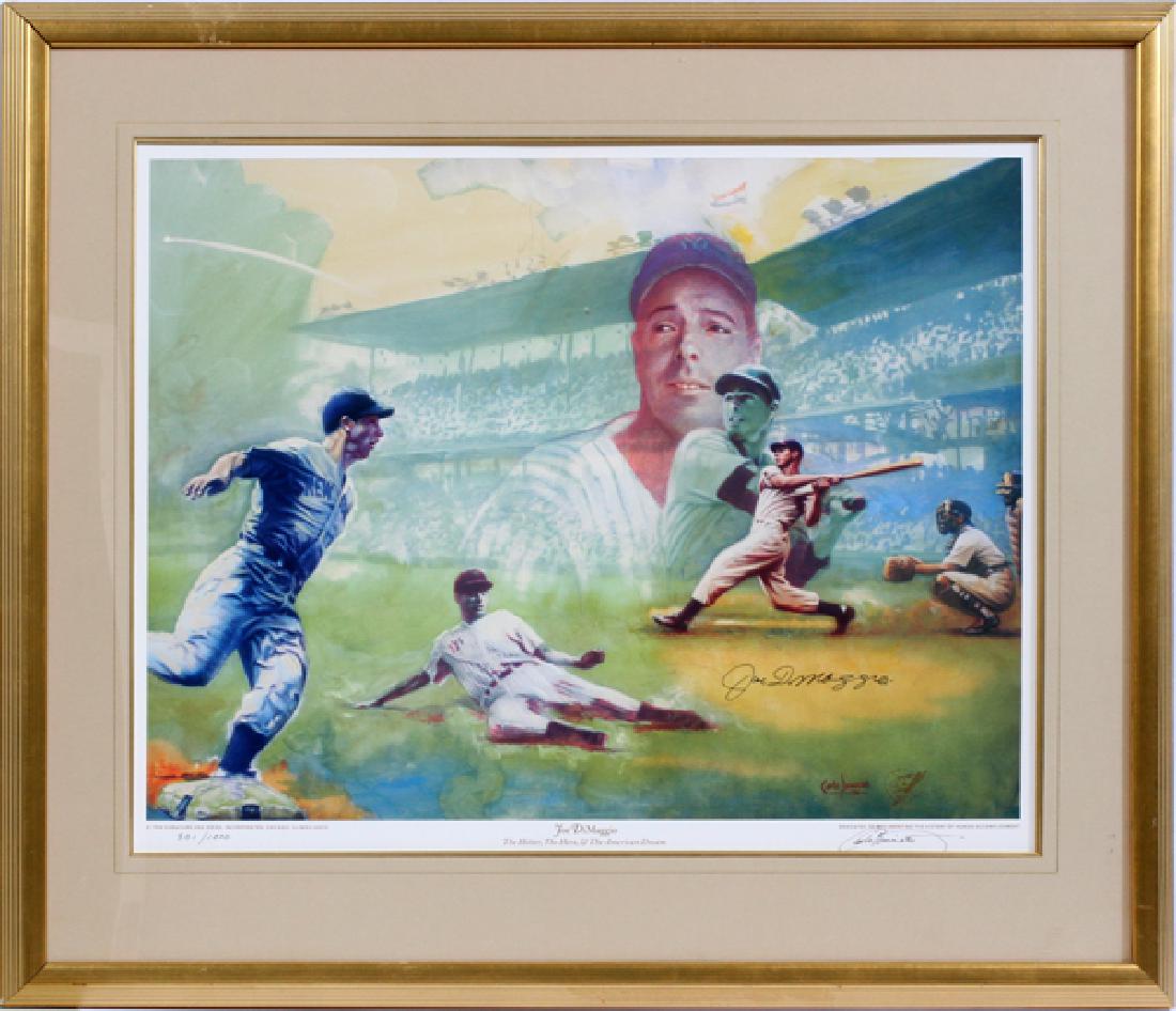 JOE DIMAGGIO LIMITED EDITION LITHOGRAPH (1 of 3)
