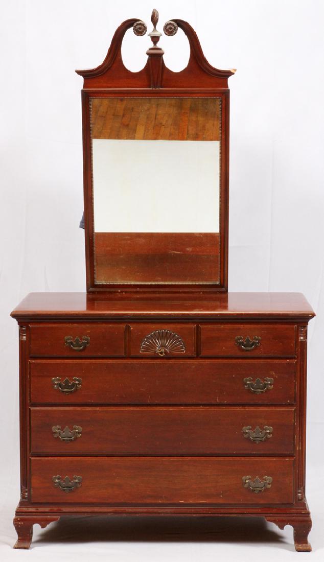 Georgetown Galleries Mahogany Dresser And Mirror Apr 14 2018