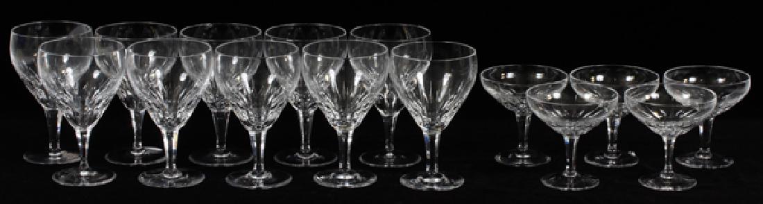 JOSAIR 'DORETTE' GLASS STEMWARE, 15 PIECES (1 of 3)