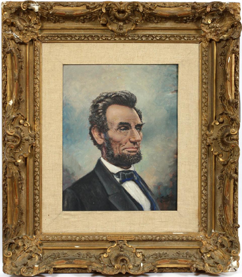 FRANKLIN COURTER OIL ON MASONITE (1 of 7)