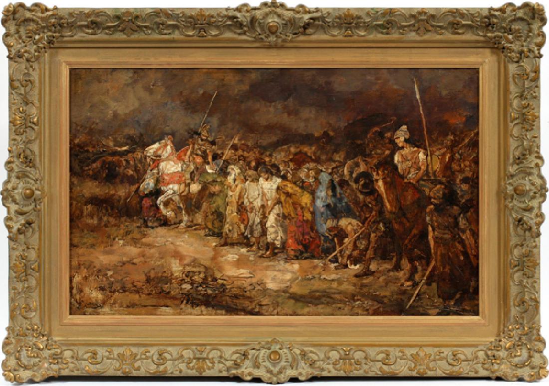 JOHANNES HENDRICUS JURRES OIL ON CANVAS (1 of 7)