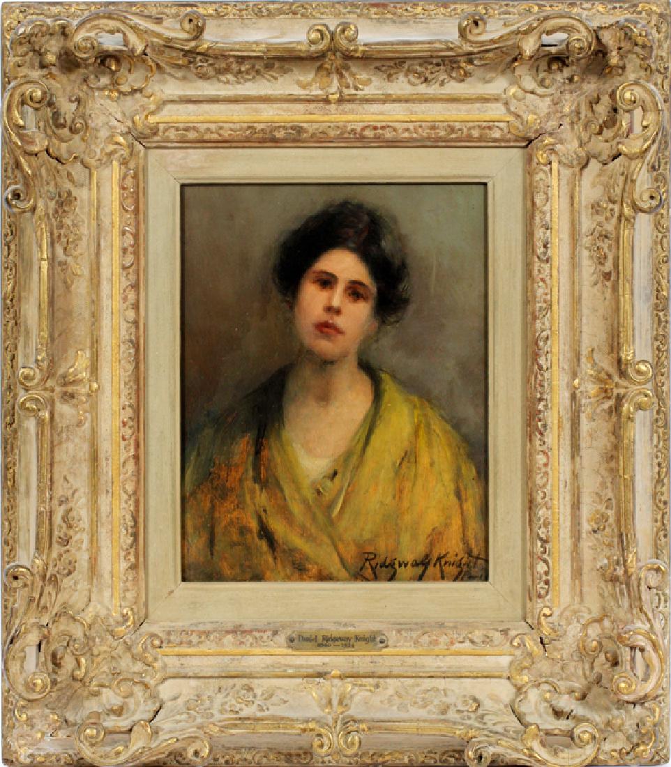 AFTER DANIEL RIDGWAY KNIGHT OIL ON BOARD (1 of 7)