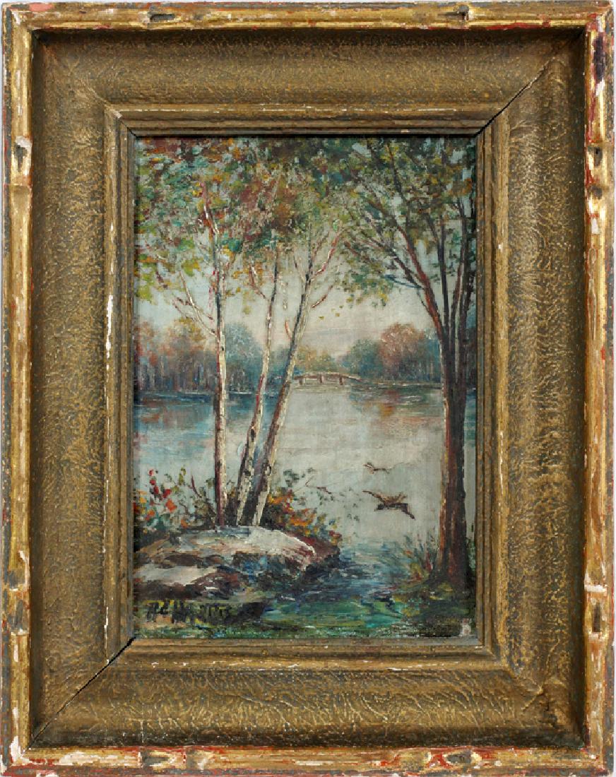 ROBERT G. HARRIS OIL ON MASONITE (1 of 3)