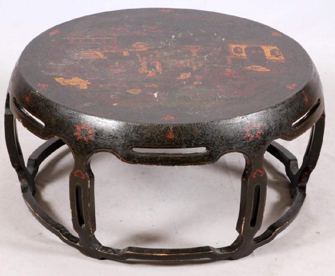 CHINOISERIE-STYLE LACQUERED COFFEE TABLE (1 of 2)