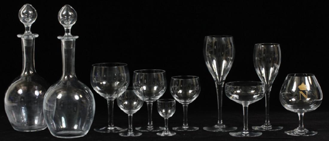 BACCARAT CRYSTAL STEMWARE & DECANTERS, 60 PCS. (1 of 3)