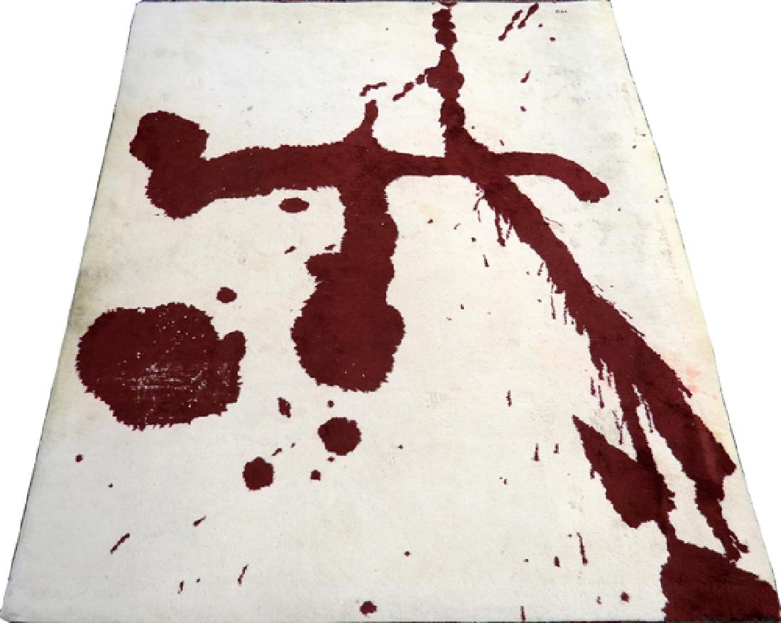 ROBERT MOTHERWELL WOOL TAPESTRY "BURNT SIENNA" (1 of 7)