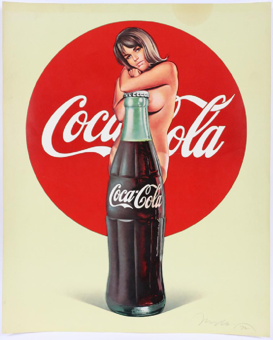 MEL RAMOS SIGNED OFFSET LITHOGRAPH 1972 (1 of 6)