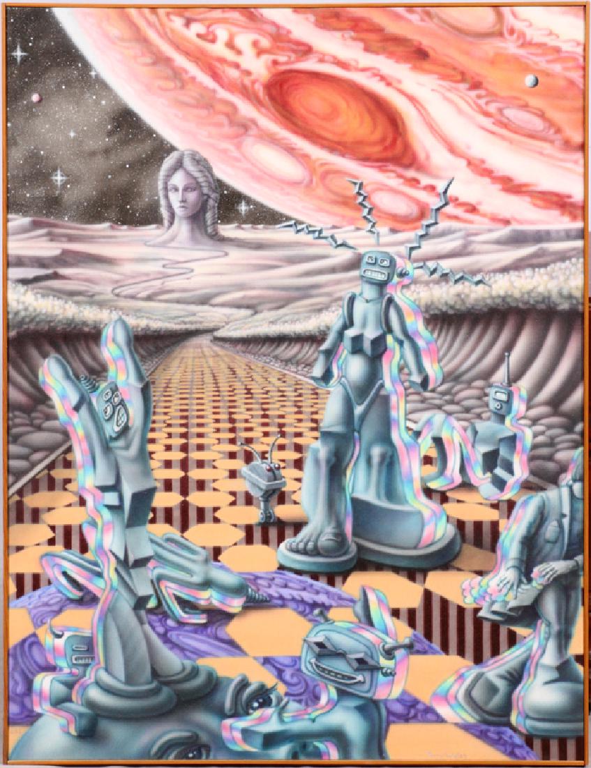 TERRY WALSH ACRYLIC AIRBRUSH ON CANVAS (1 of 3)