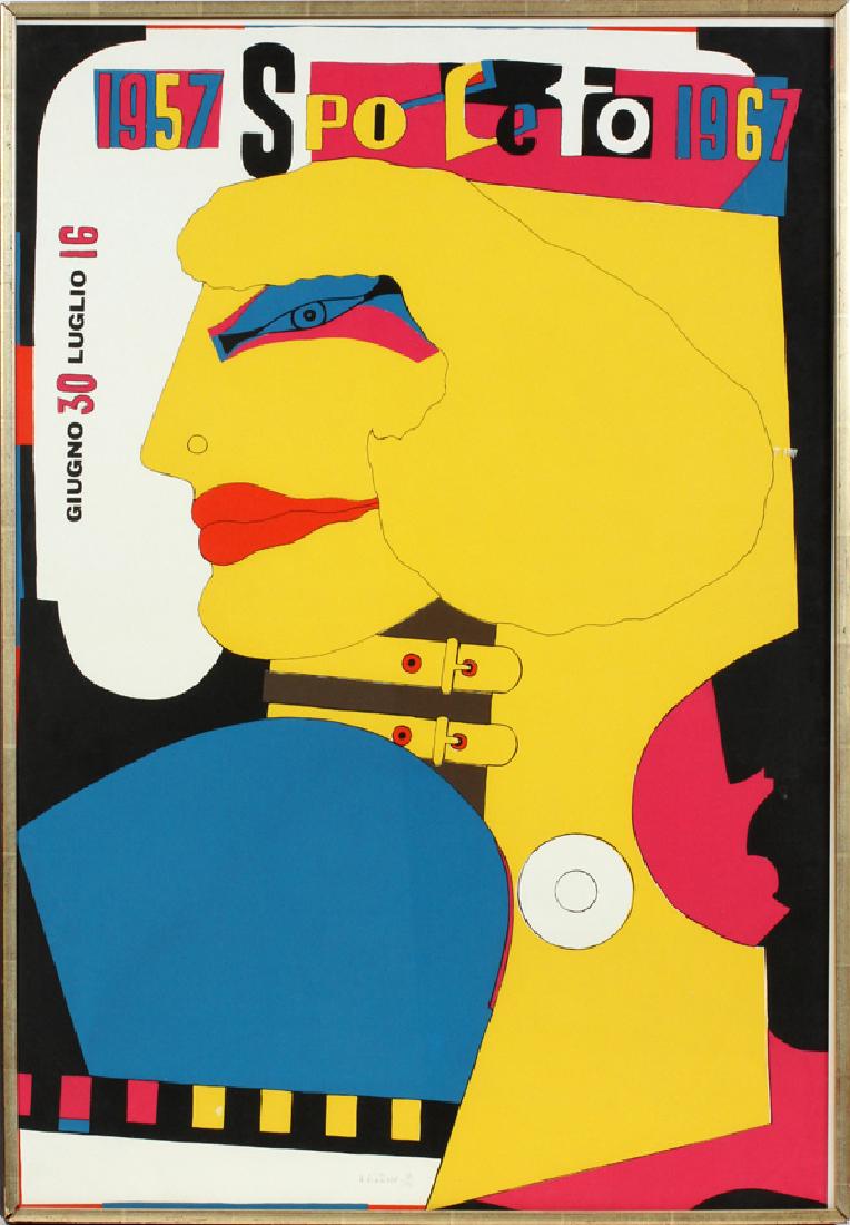 RICHARD LINDNER SILKSCREEN POSTER, 1967 (1 of 4)