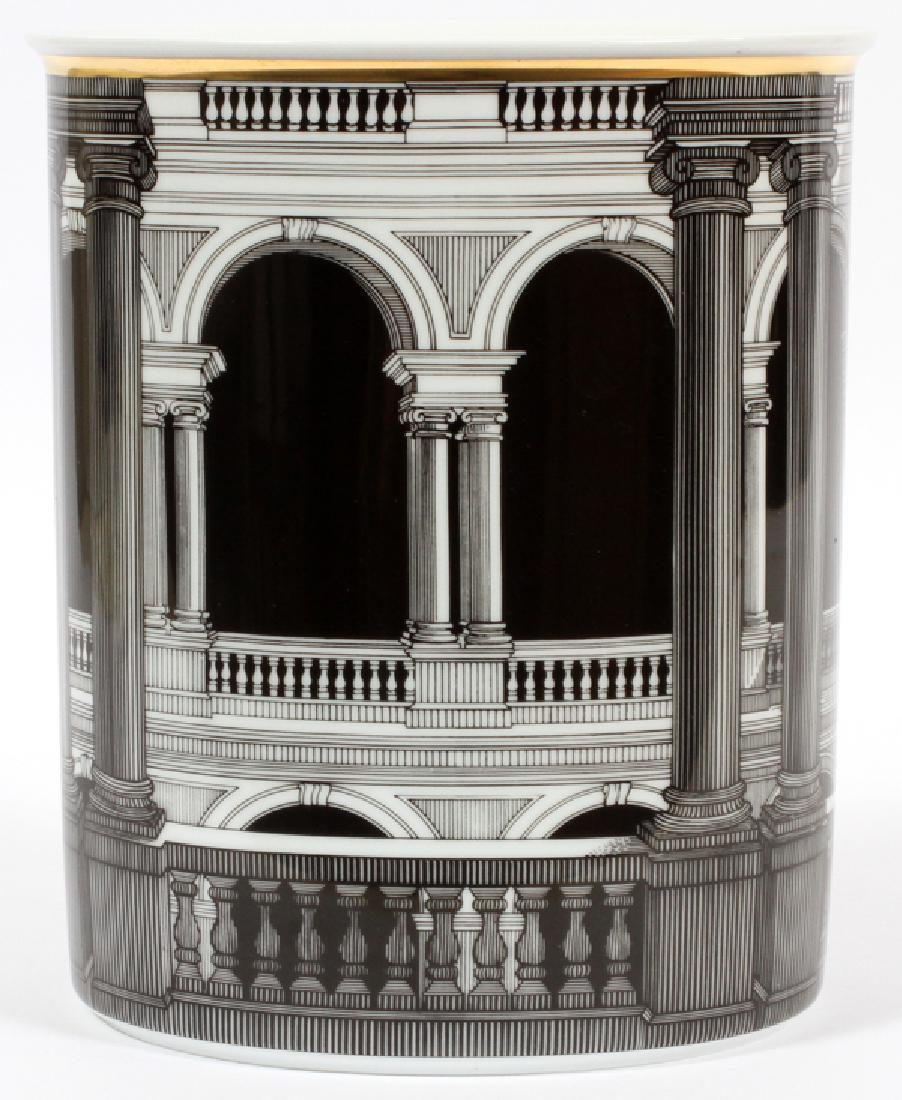 ROSENTHAL FORNASETTI PORCELAIN OVAL VASE