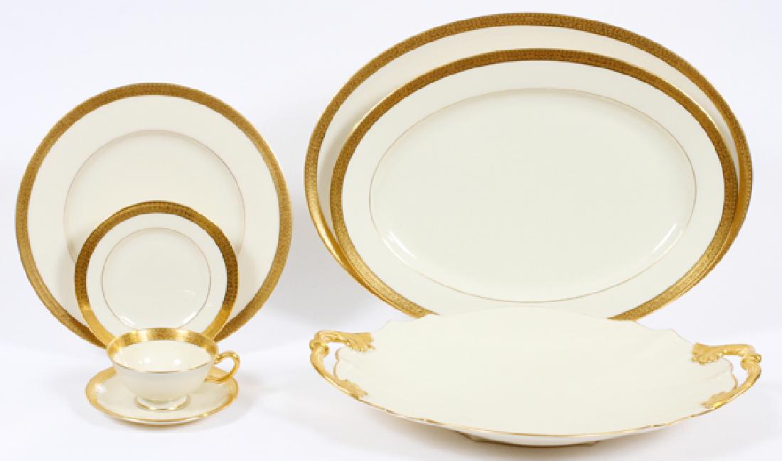 LENOX 'STANFORD' PORCELAIN SERVICE, 52 PCS. (1 of 2)