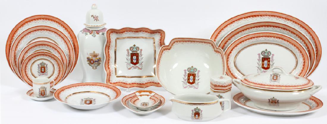 PORCELAIN HAND PAINTED DINNER SERVICE (1 of 4)