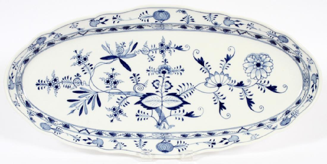 MEISSEN FISH PLATTER, W 10 1/2", L 22" (1 of 3)