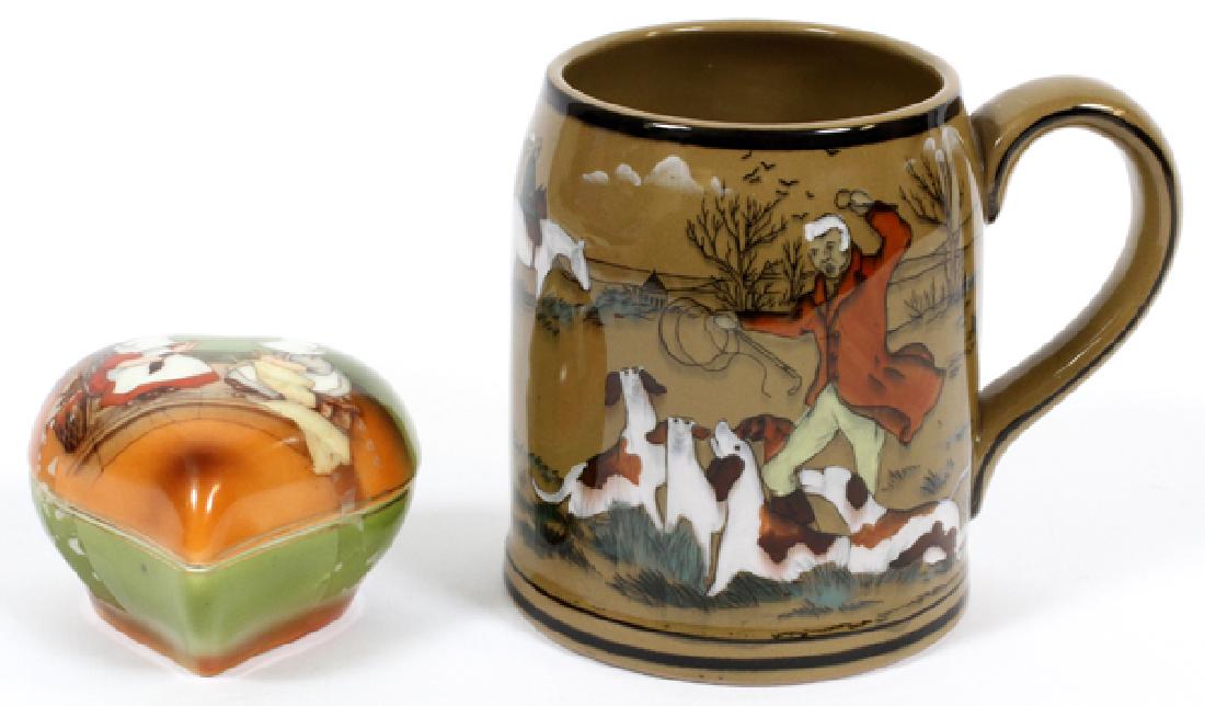 ROYAL BAYREUTH & BUFFALO POTTERY BOX & MUG (1 of 3)