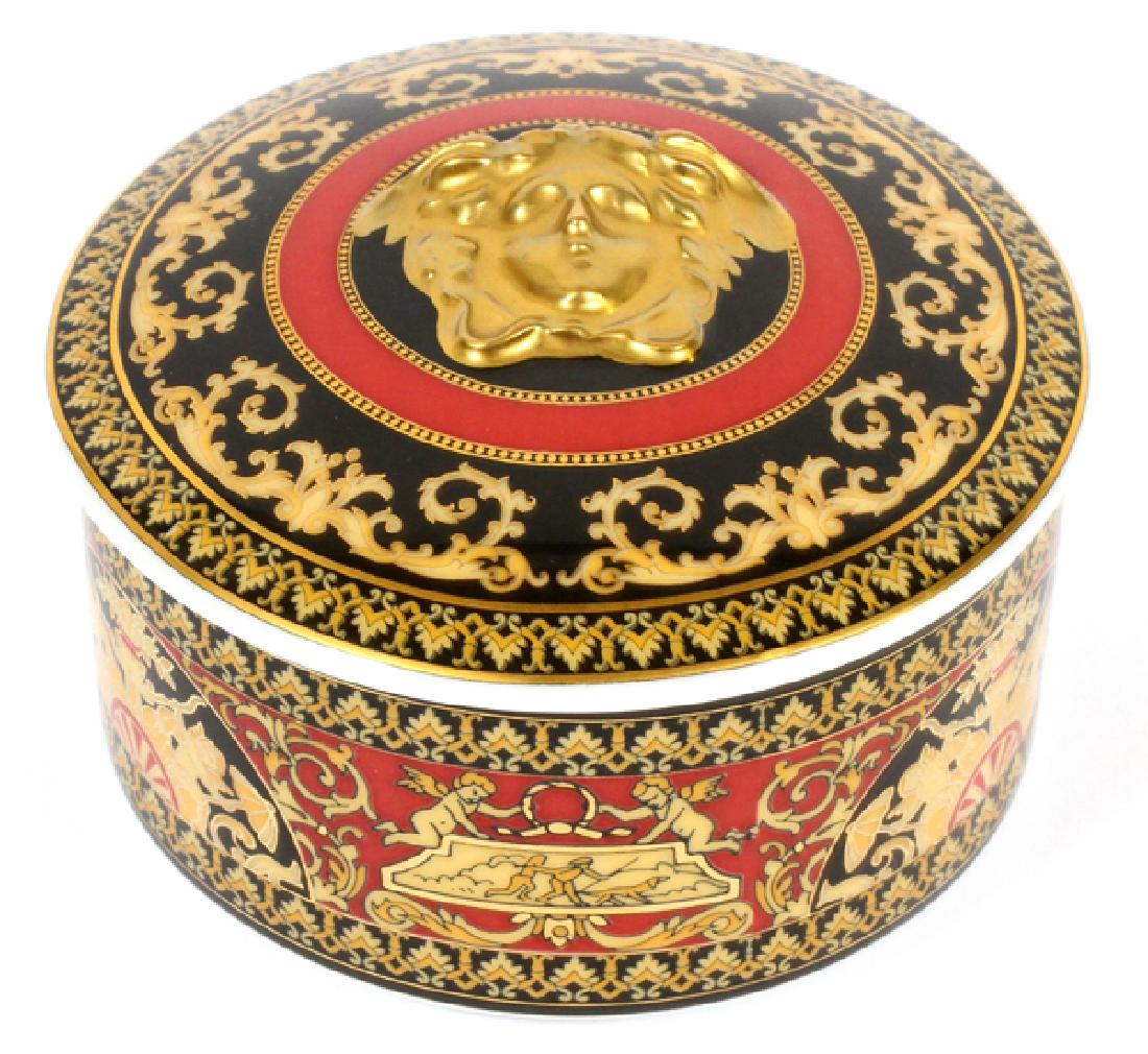 VERSACE ROSENTHAL PORCELAIN COVERED JAR (1 of 3)