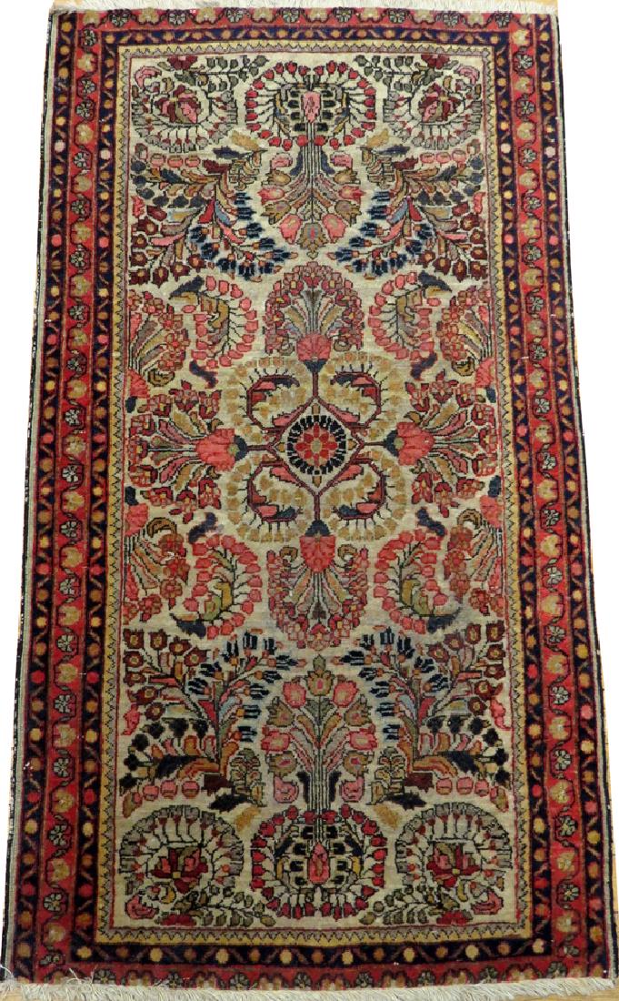 SAROUK PERSIAN HAND WOVEN ORIENTAL RUG, C. 1930 (1 of 5)