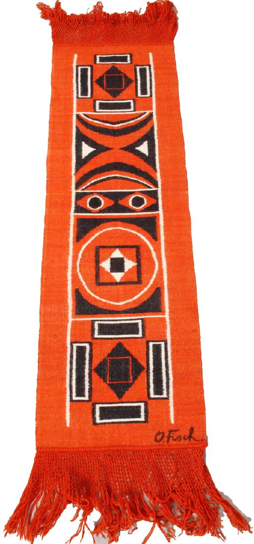 OLGA FISCH TEXTILE, W 19 1/2'', L 80'' (1 of 3)