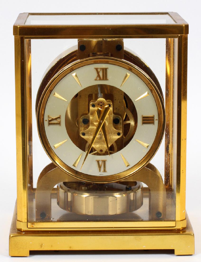 JAEGER-LECOULTRE ATMOS CLOCK, H 9", L 7", D 5.5": JAEGER-LECOULTRE ATMOS CLOCK, H 9", L 7", D 5.5" :Marked LeCoultre Swiss with Serial Number 92986.