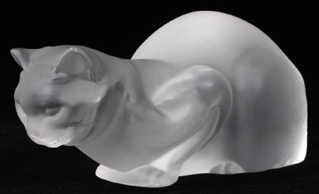 LALIQUE CROUCHING CAT (1 of 3)