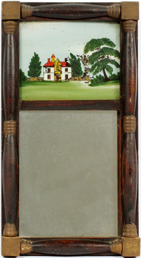 TRUMEAU MIRROR, H 20", W 11" (1 of 2)