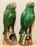CHINESE CERAMIC FIGURES OF PARROTS, 19TH C., PAIR - 4