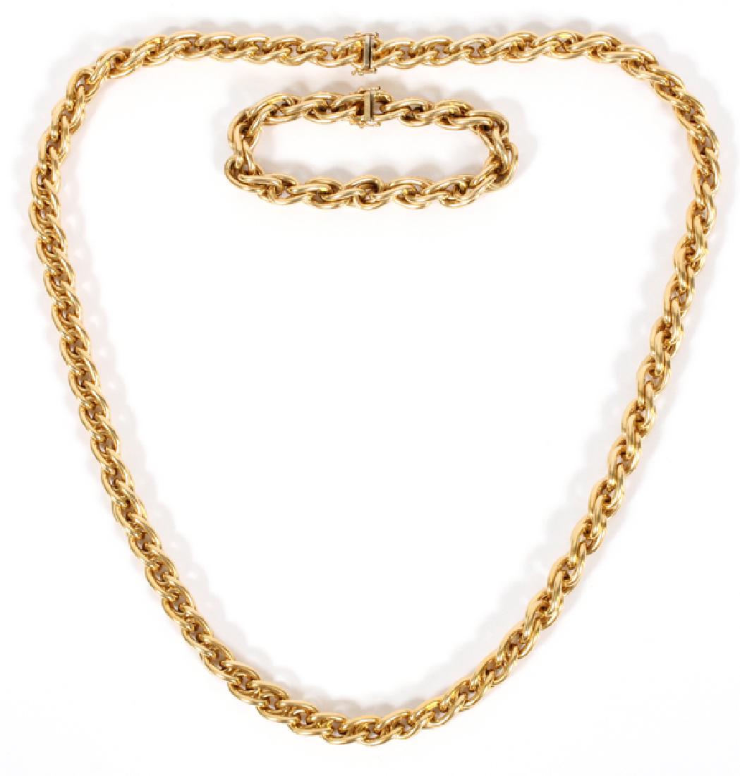 14K YELLOW GOLD HOLLOW LINK CHAIN (1 of 3)