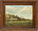 CONTINENTAL OIL ON CANVAS SUMMER LANDSCAPE