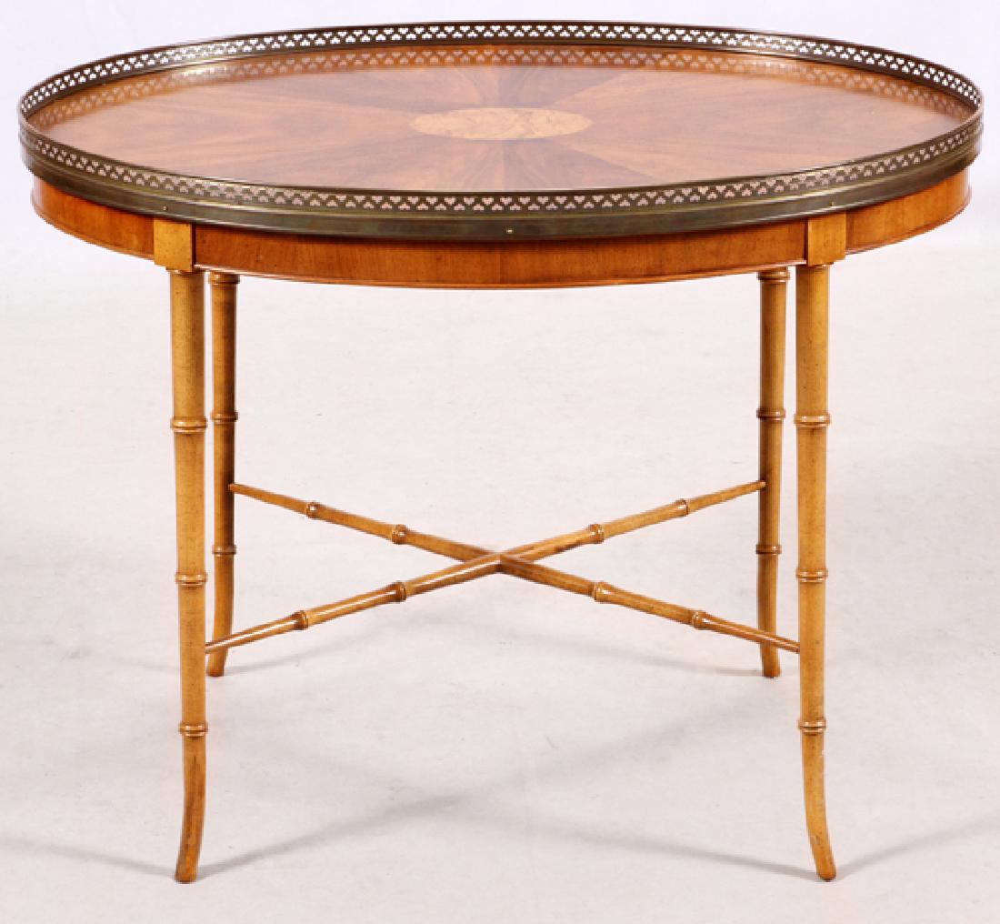 WALNUT BAKER FURNITURE CO. COFFEE TABLE (1 of 3)