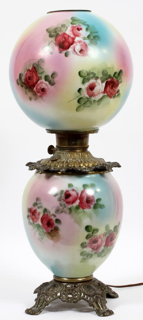 GONE WITH THE WIND HAND PAINTED HURRICANE LAMP (1 of 2)