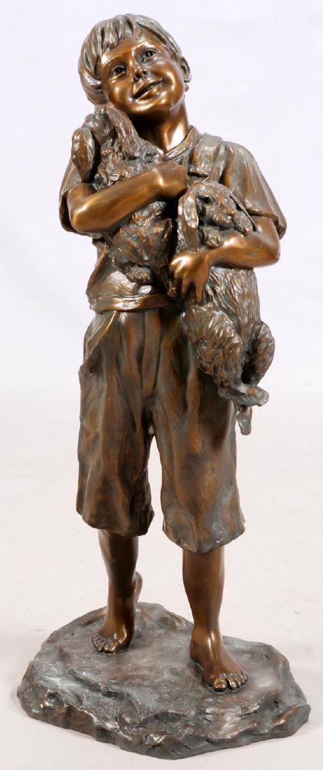 ROSALIND COOK BRONZE GARDEN SCULPTURE (1 of 3)