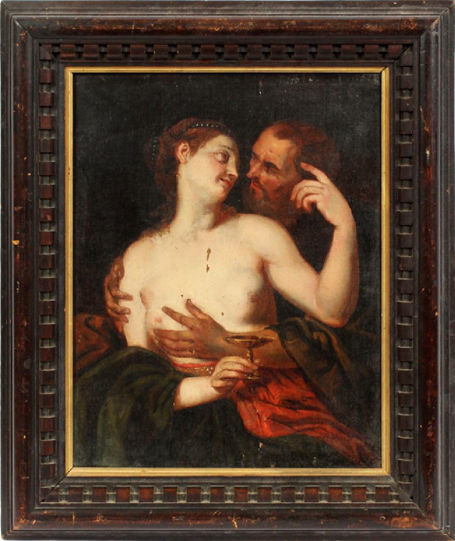 OLD MASTER OIL ON CANVAS LAID ON WOOD PANEL (1 of 4)