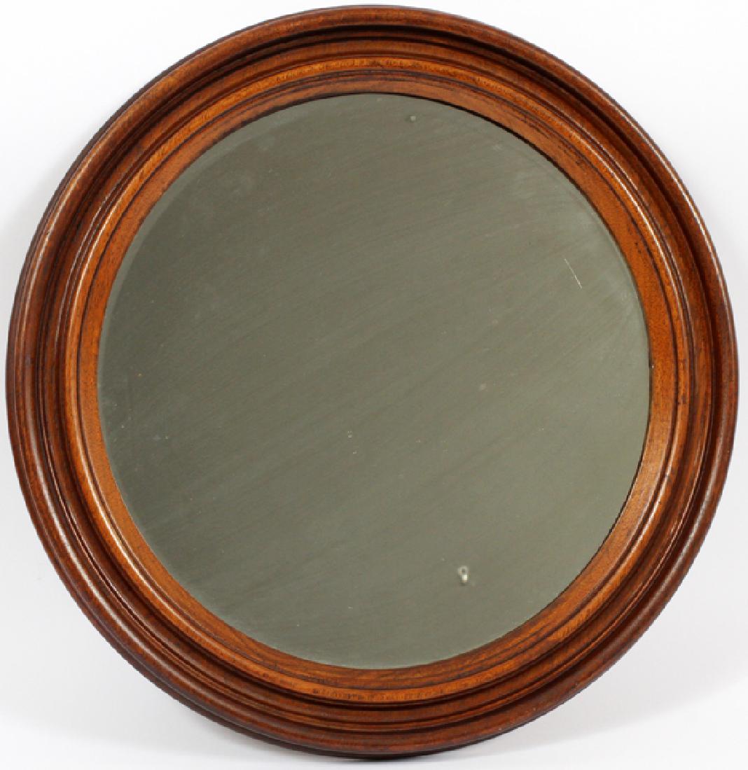 CIRCULAR BEVELED EDGE MIRROR, DIA 16 1/2" (1 of 2)