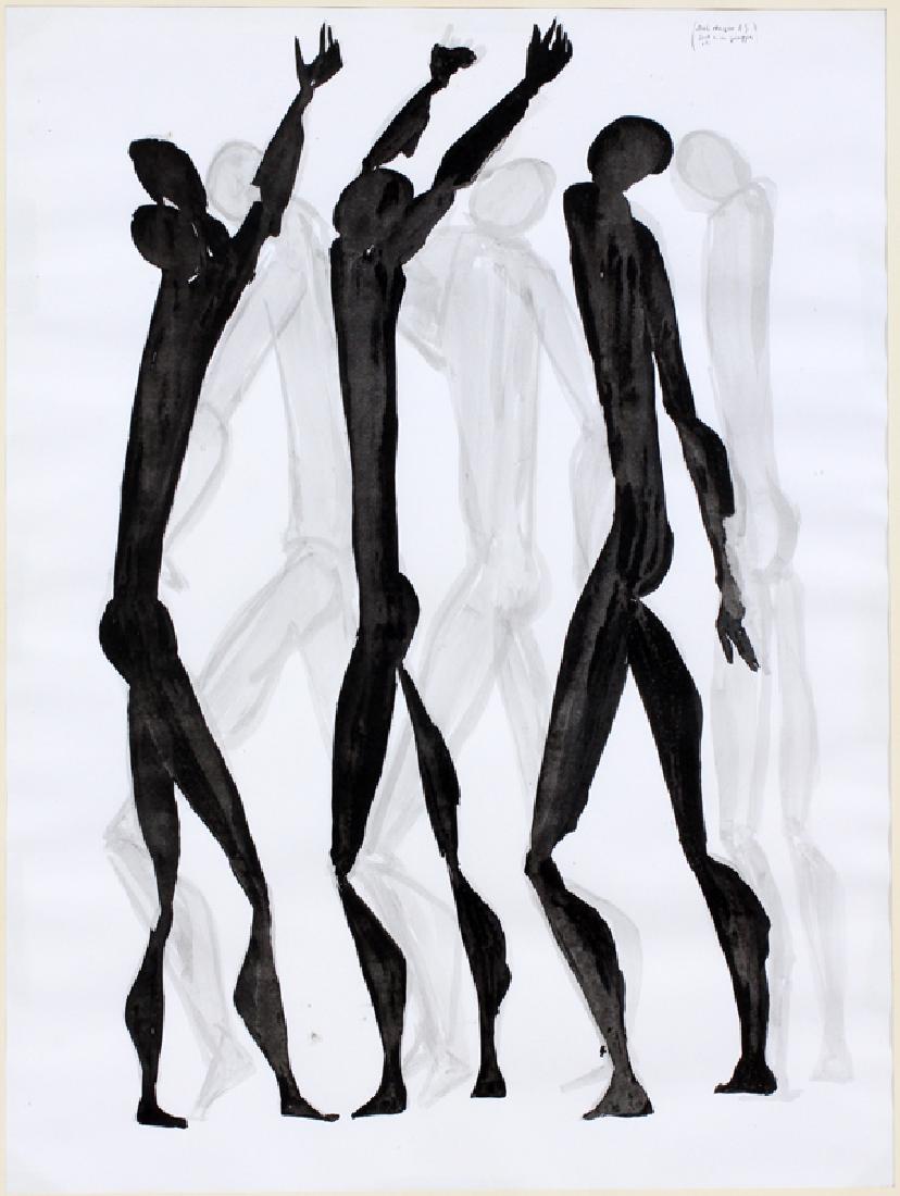 UMBERTO DEL NEGRO WATERCOLOR ON PAPER, 1979 (1 of 5)