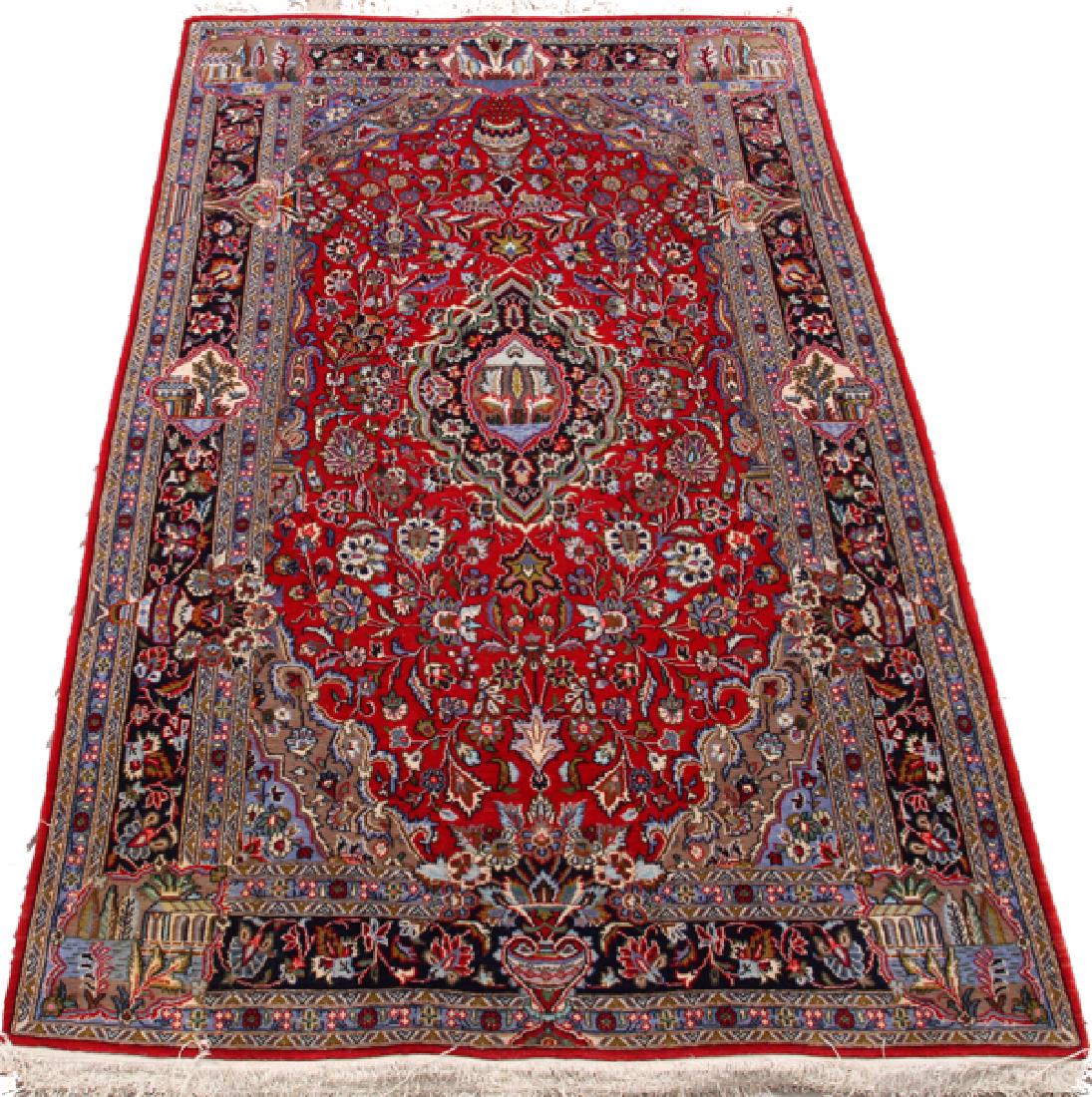 TABRIZ WOOL PERSIAN RUG, MODERN (1 of 3)