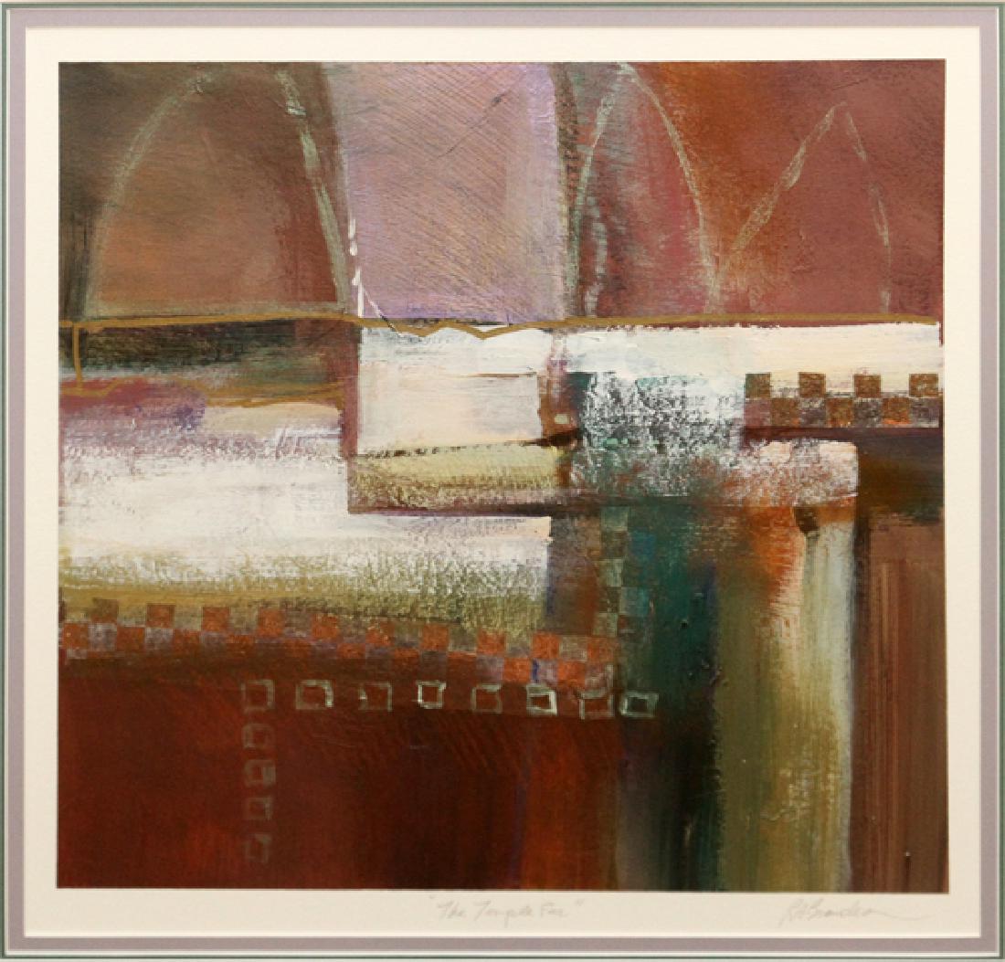 R.A. BRONDES MIXED MEDIA "THE TEMPLE FAR" (1 of 3)