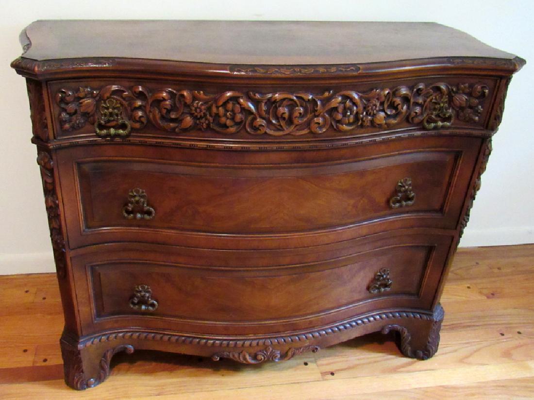 ROBERT IRWIN FURNITURE CO. SOLID WALNUT SERVER (1 of 6)