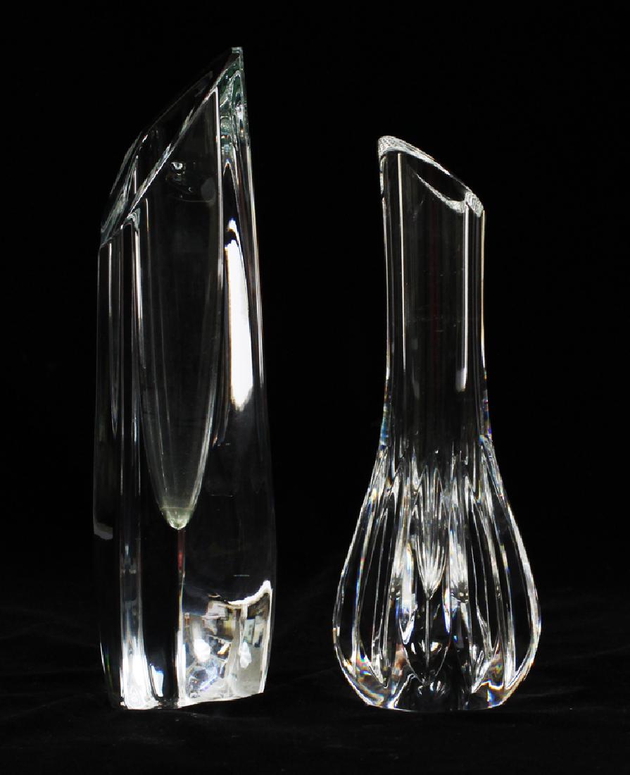 BACCARAT CRYSTAL & BLOWN GLASS BUD VASES (1 of 3)