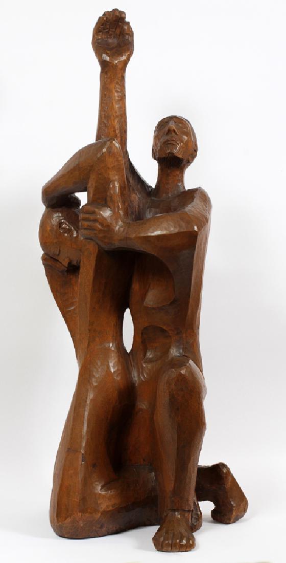 WALTER MIDENER CARVED WOOD SCULPTURE (1 of 5)