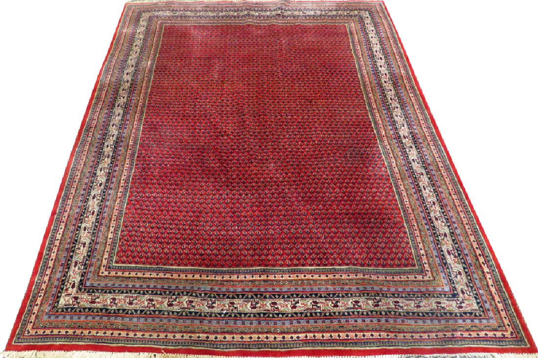 BIJAR HAND WOVEN WOOL CARPET, W 8' 2", L 10 ' 1" (1 of 6)