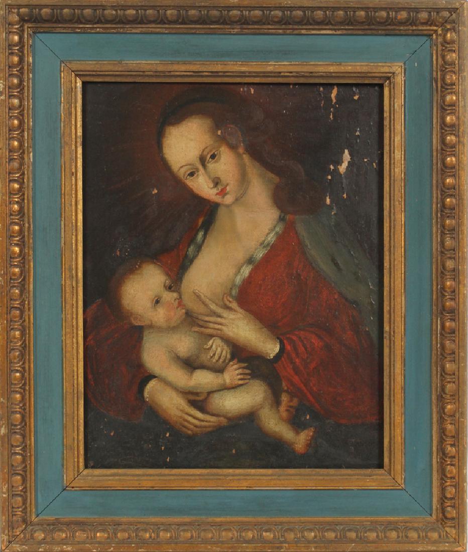 OLD MASTER STYLE OIL ON WOOD PANEL (1 of 7)