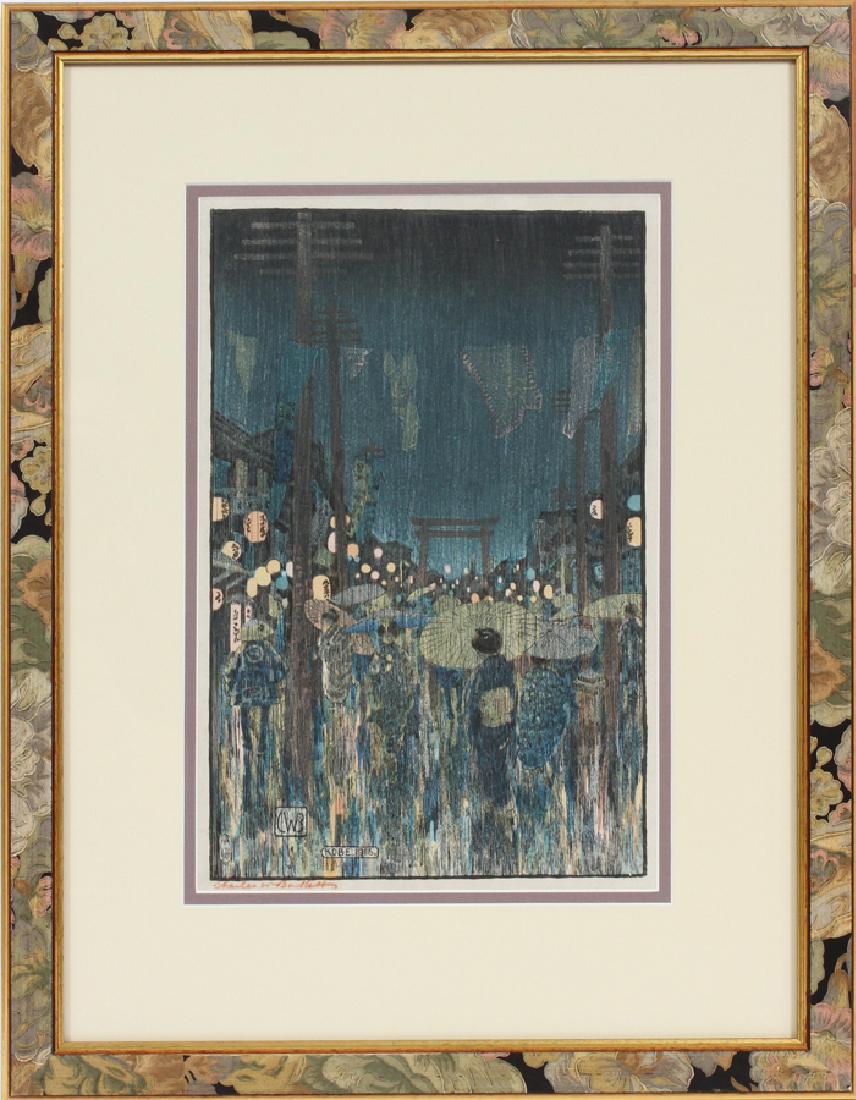 CHARLES W.D. JAPANESE, WOODBLOCK PRINT (1 of 4)