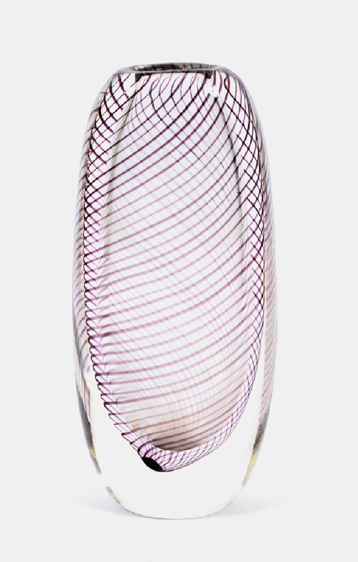 VICKE LINDSTRAND FOR KOSTA, BLOWN GLASS VASE (1 of 3)
