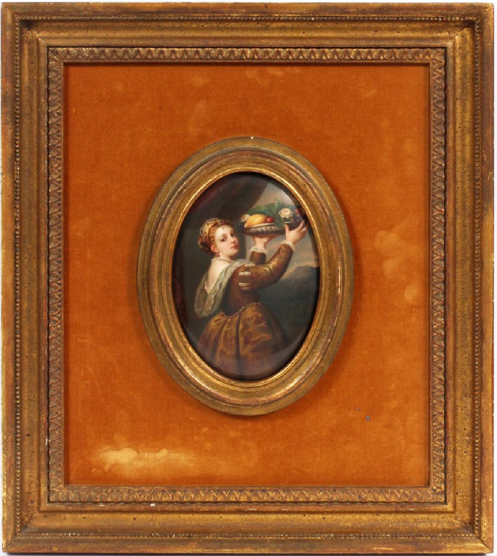 KPM MEISSEN PORCELAIN PLAQUE (1 of 3)