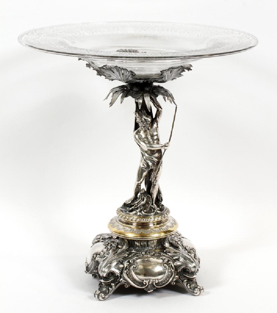 AUSTRIAN SILVER AND CRYSTAL CENTERPIECE (1 of 8)