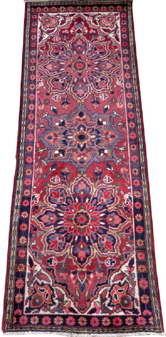 PERSIAN KARAJEH HERIZ WOOL RUNNER, LATE 20TH C. (1 of 4)
